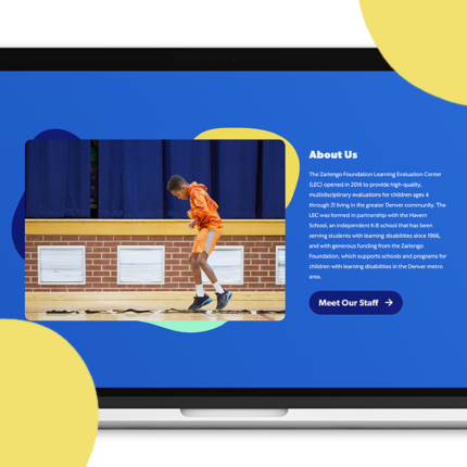 Brand and Website Development for Learning Evaluation Center